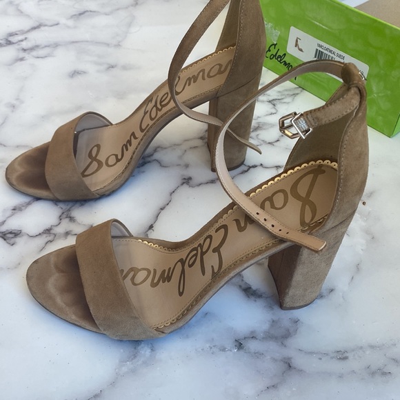 Sam Edelman Shoes - HP Sam Edelman Yaro Tan Block Heels 9M